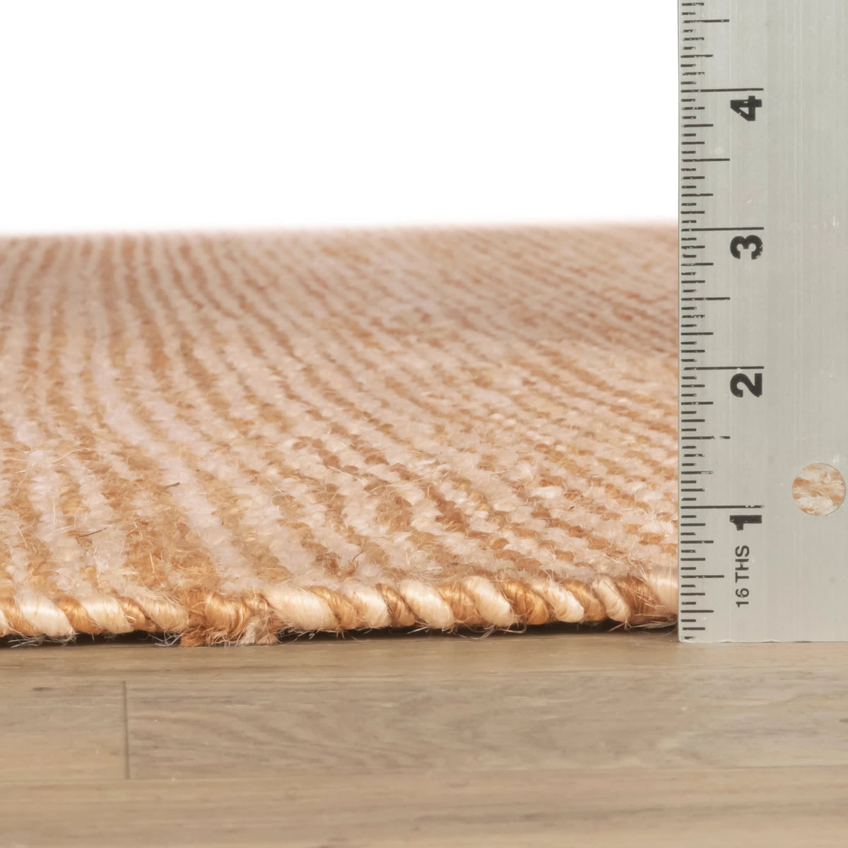 Striped Handwoven Jute Rug | Ivory/Natural