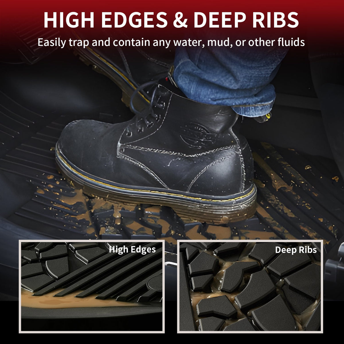 Fit for 2013-2027 Dodge Durango Floor Mats or Cargo & Seatback Mats