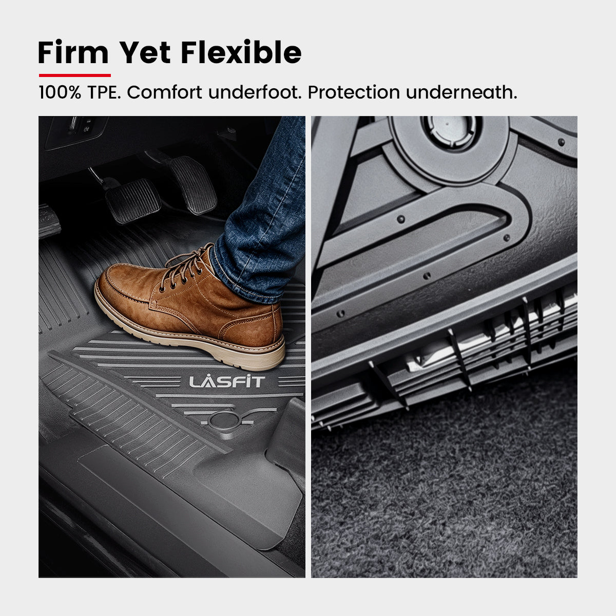 Fit for 2015-2027 Ford F-150 & 22-26 Lightning Models Floor Mats, Fit Carpet Floor