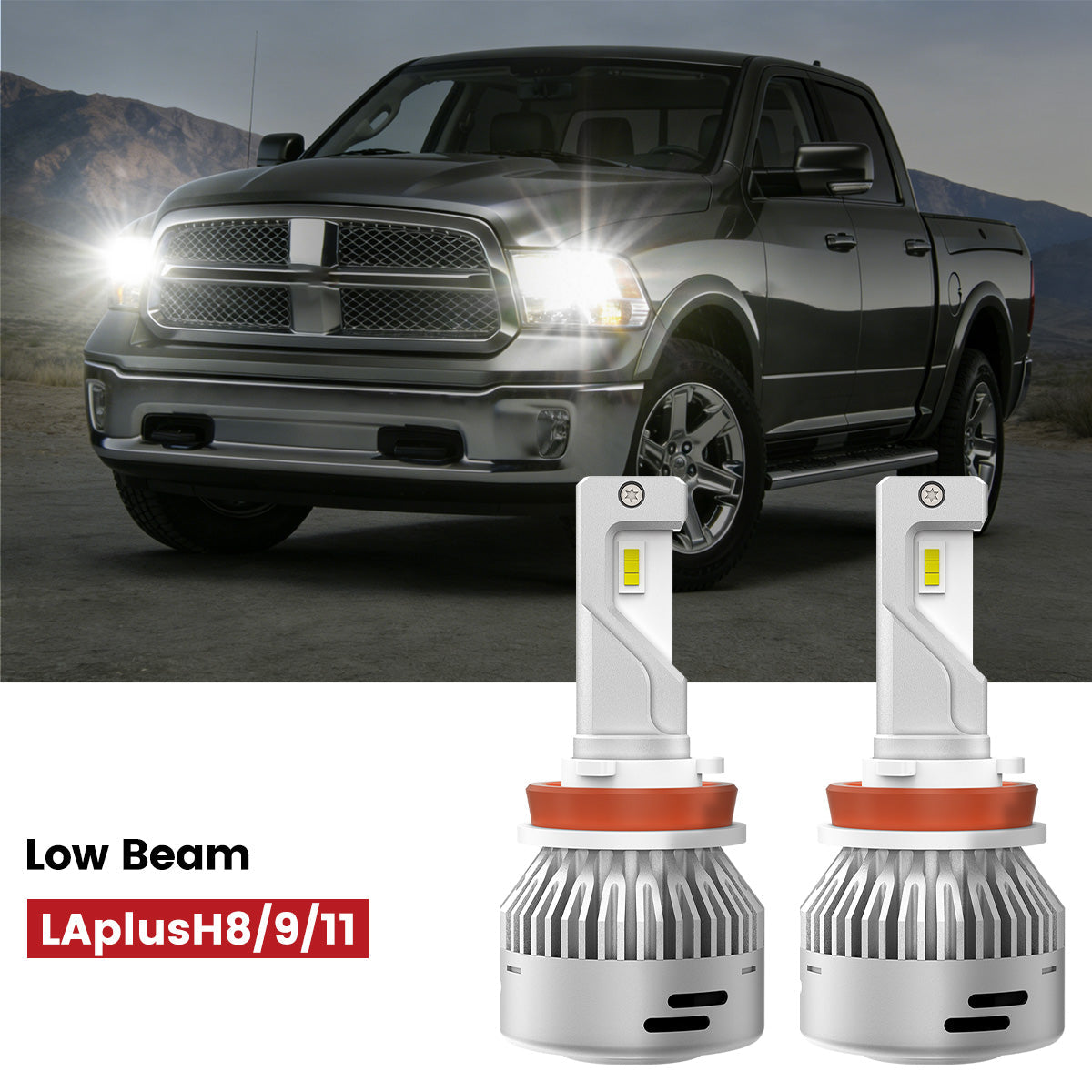 Fit for 2009-2012 Ram 1500 LED Bulbs 9005 H11 Exterior Interior Lights