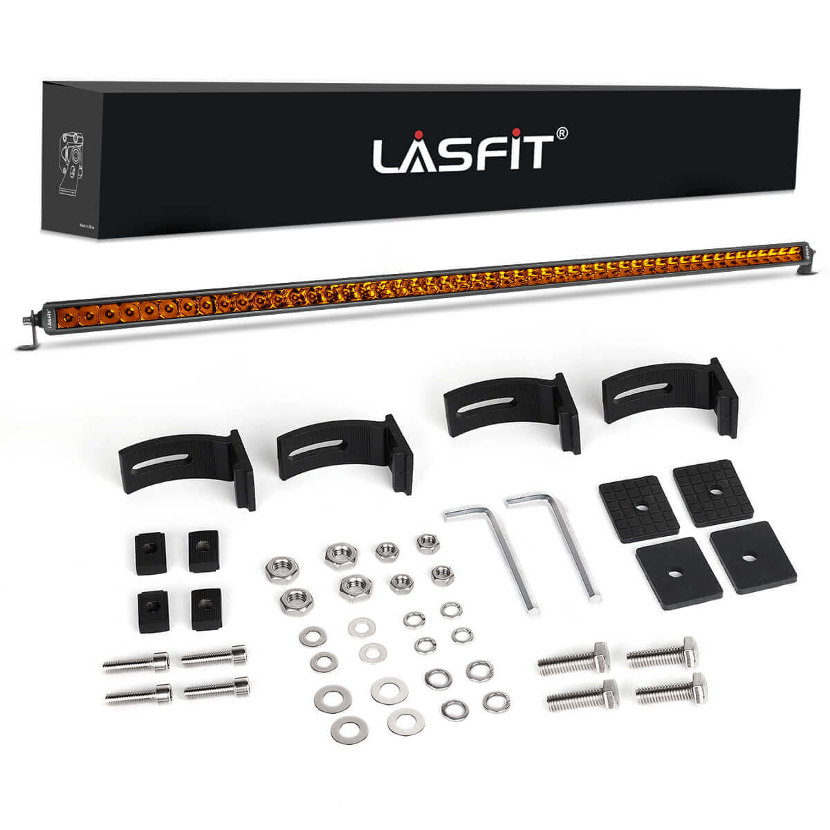 52" Light Bar Hood Mount Kit For 2018-2026 Jeep Wrangler JL Gladiator JT | LASFIT
