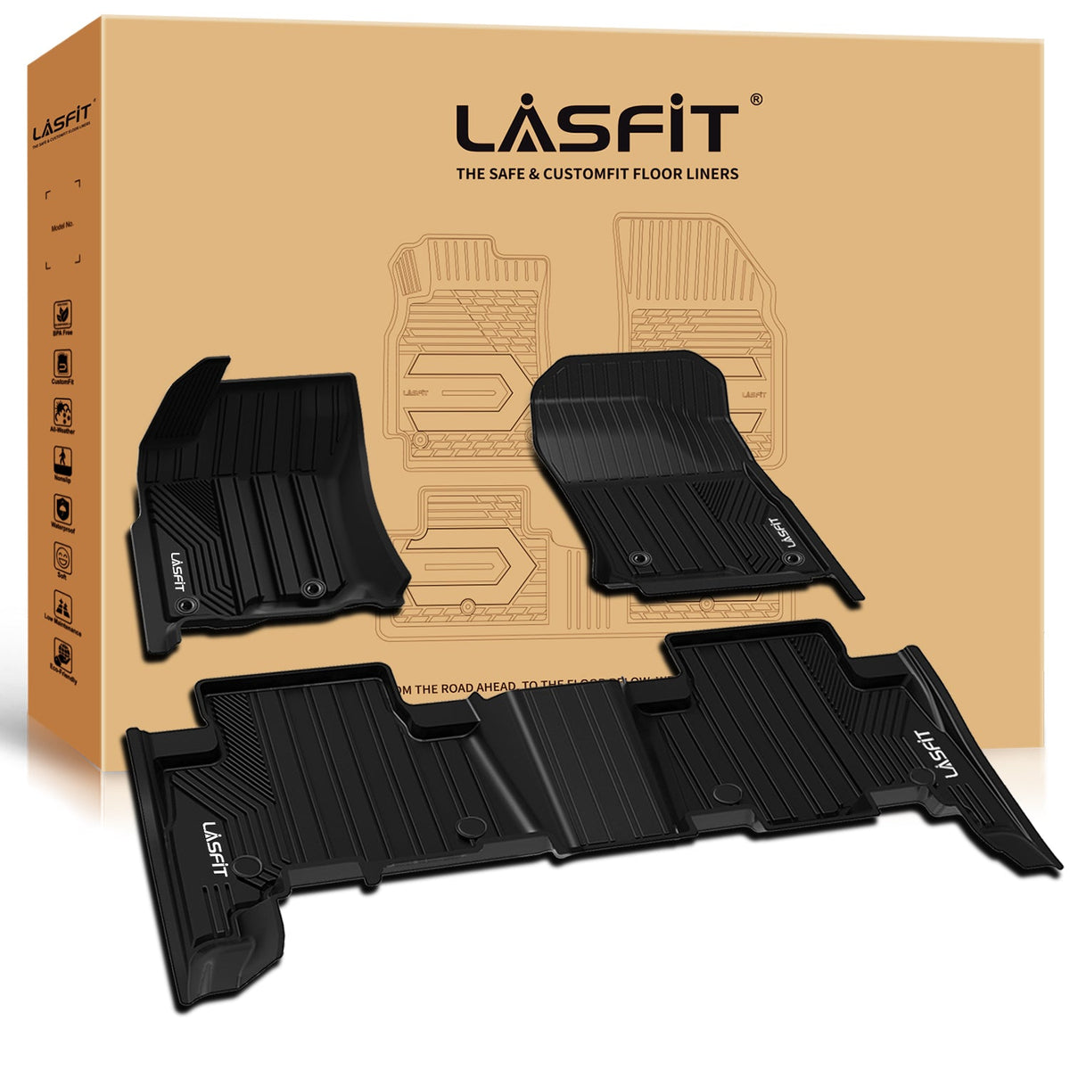 Fit for 2014-2023 Lexus GX460 Custom Floor Mats