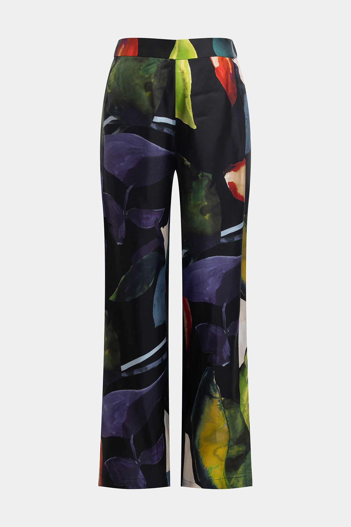 Yoru Silk Twill Wide Pull On Pants