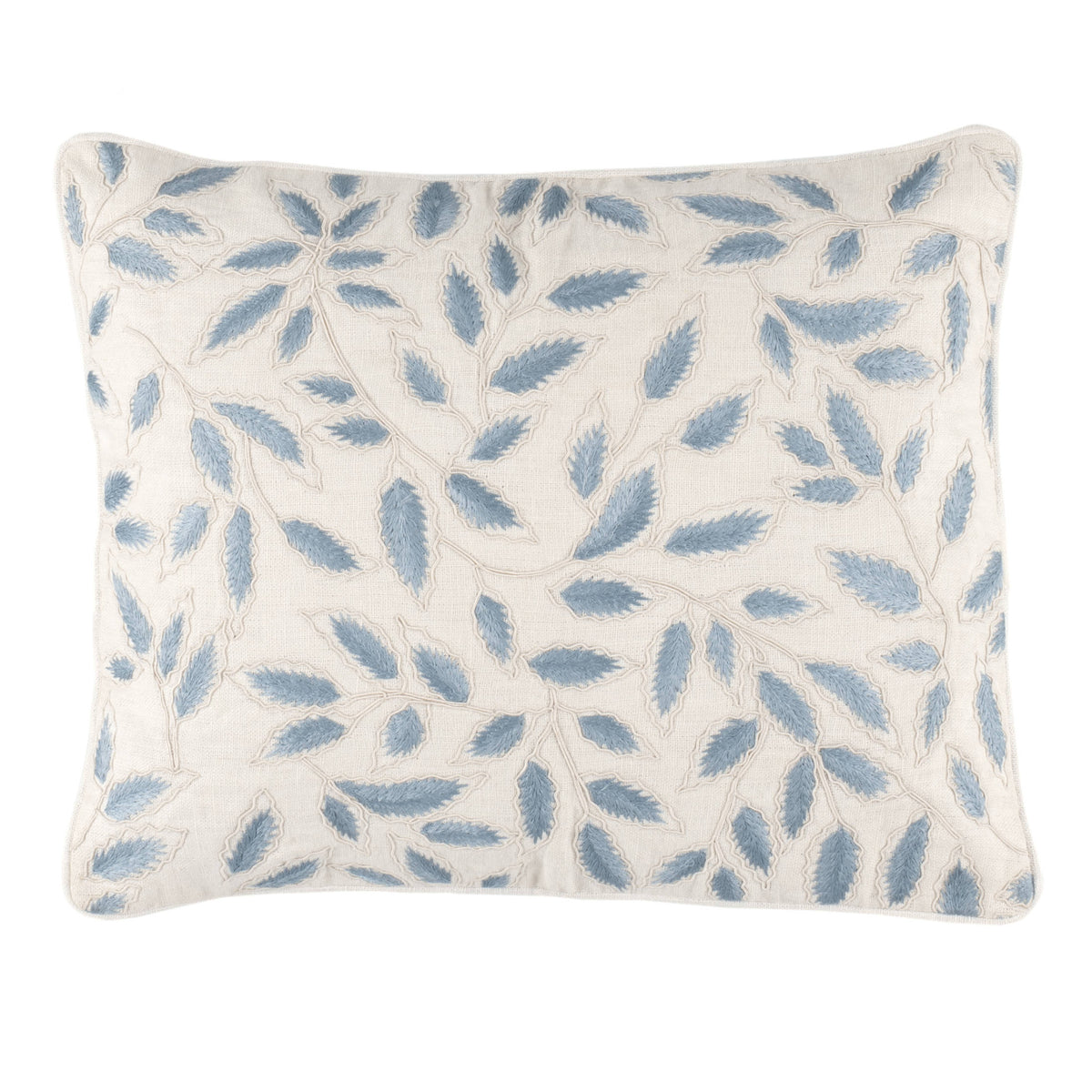 Amelia Embroidered Decorative Pillow Cover | Ivory