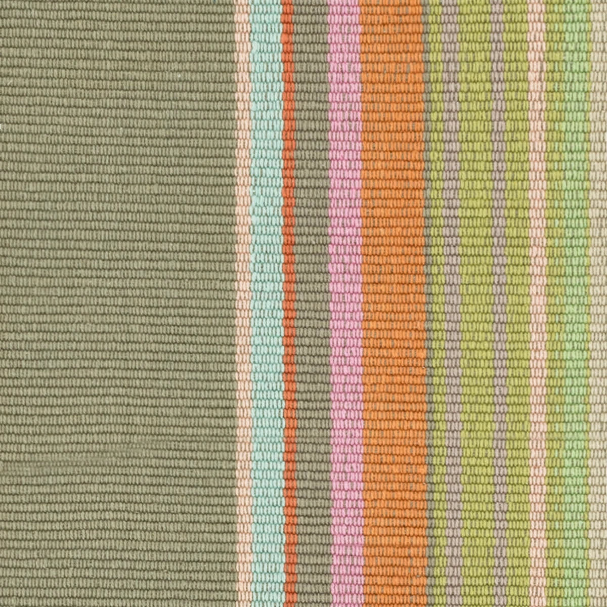 Stone Soup Handwoven Cotton Rug Swatch | Multi
