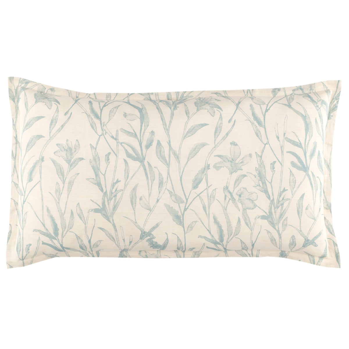Margot Linen Sham | Pewter Blue