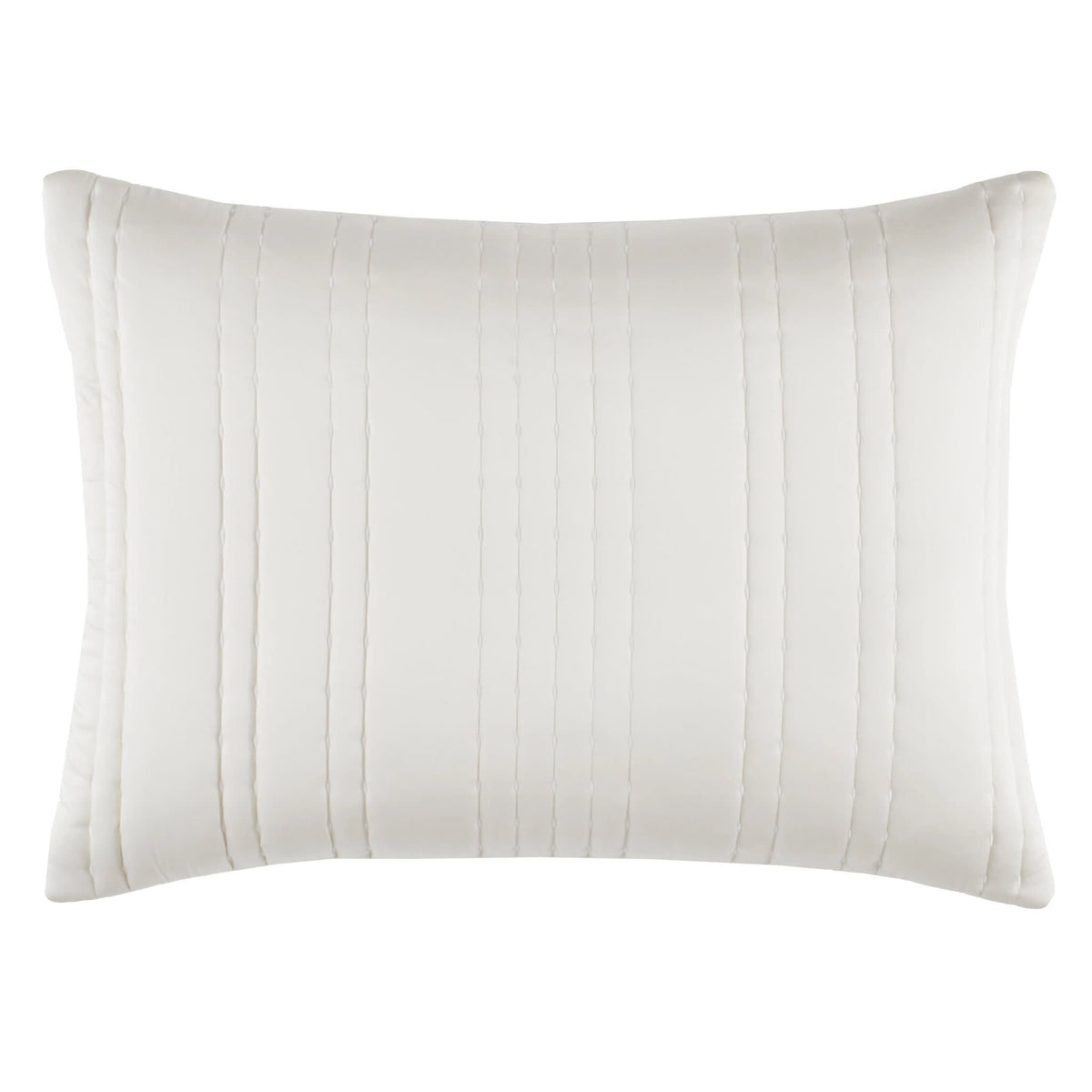 Blissful Bamboo Quilted Sham | Pearl/Silver