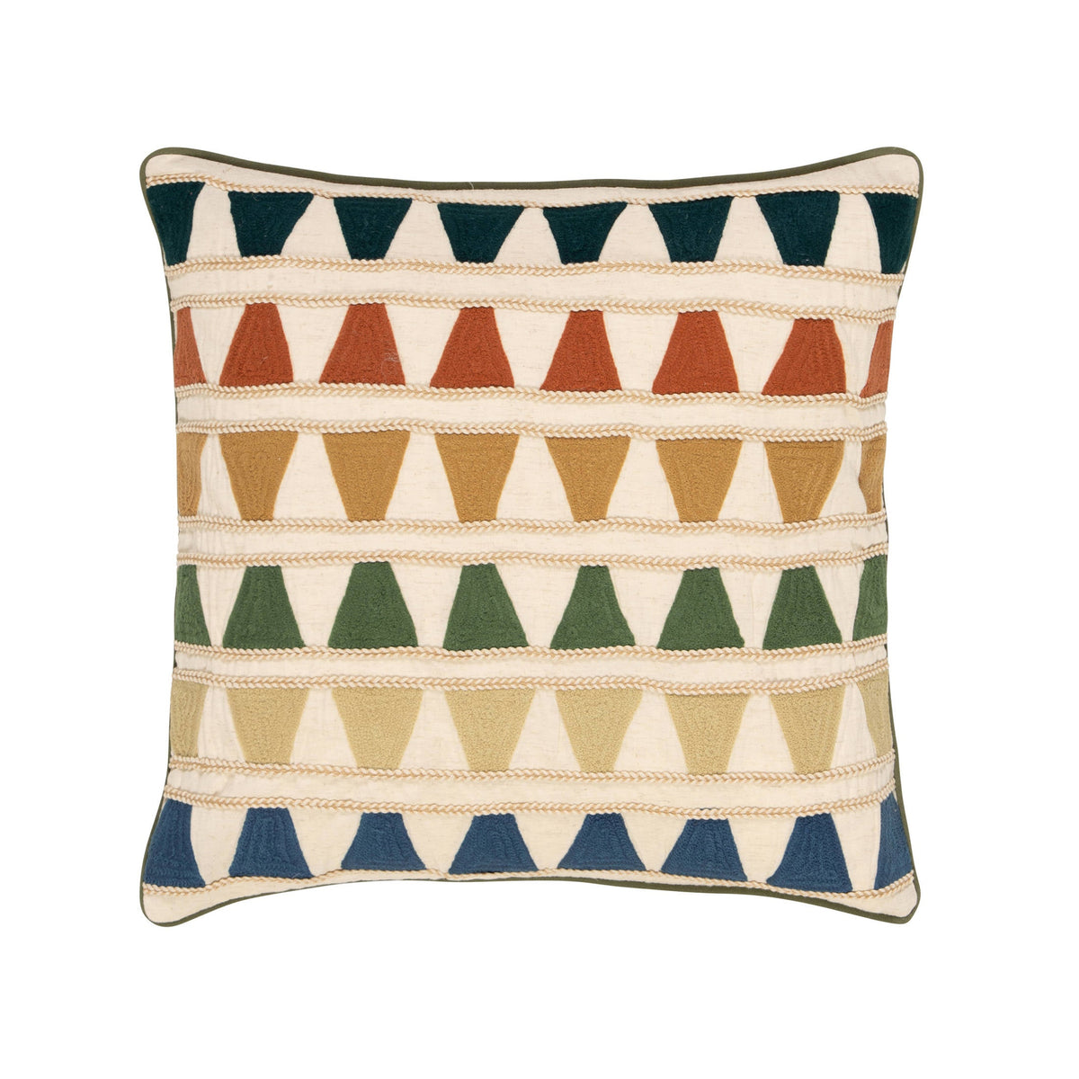 Montello Embroidered Decorative Pillow Cover | Multi