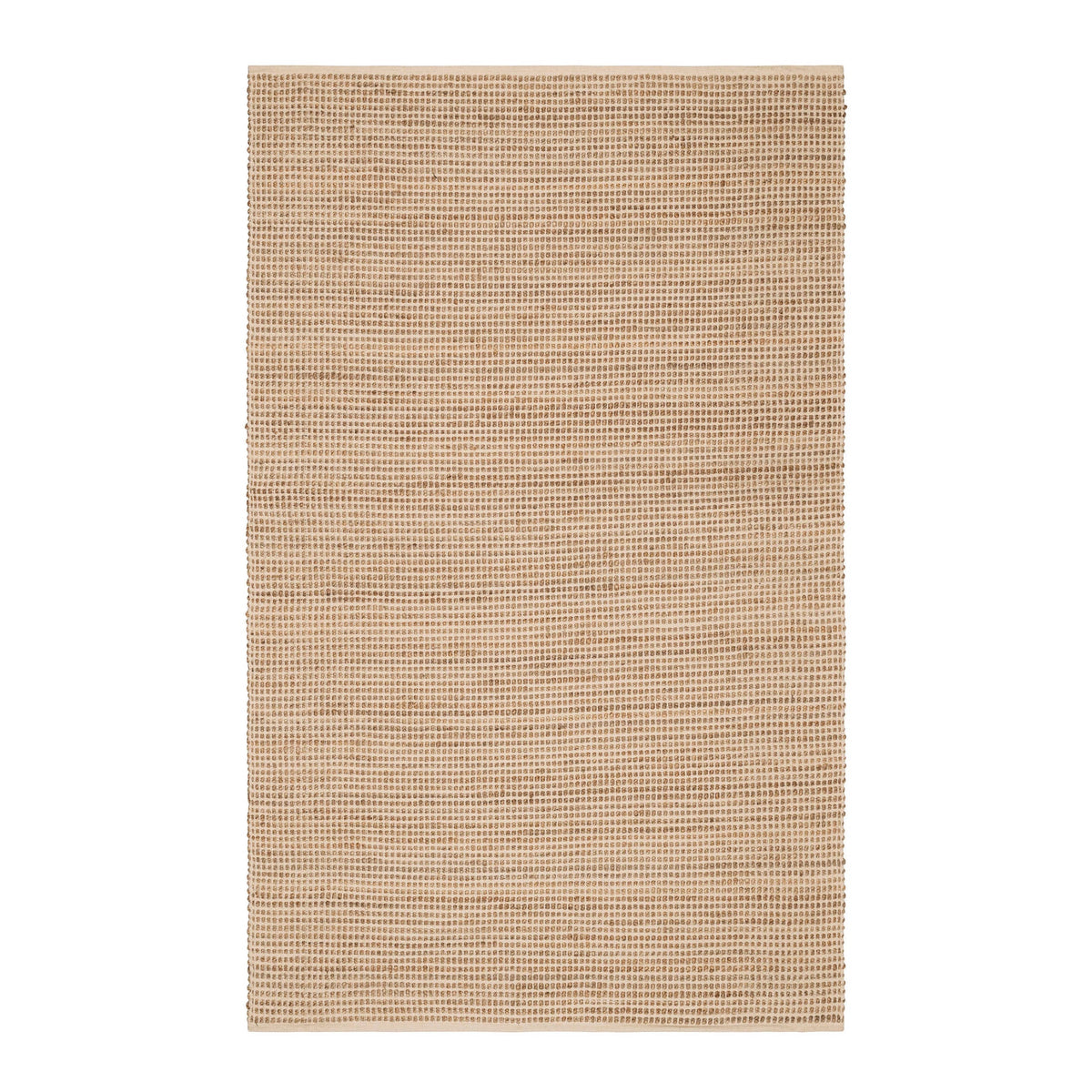 Gravel Handwoven Jute Rug | Ivory/Natural