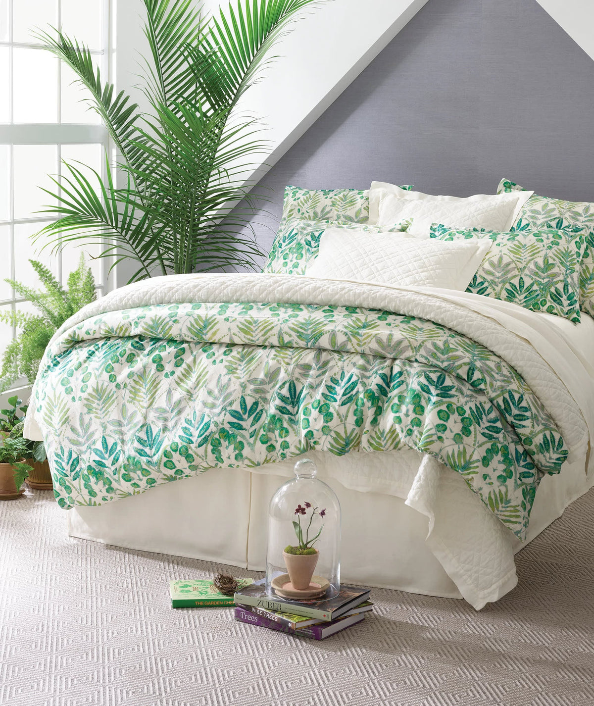 Washed Linen Quilt | Ivory