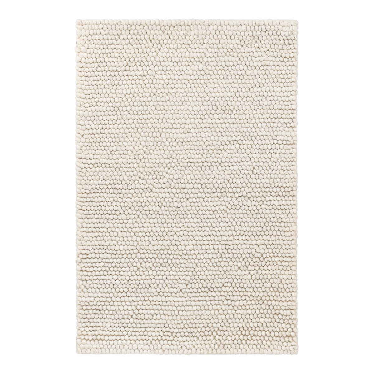Niels Handwoven Woolviscose Rug | Ivory