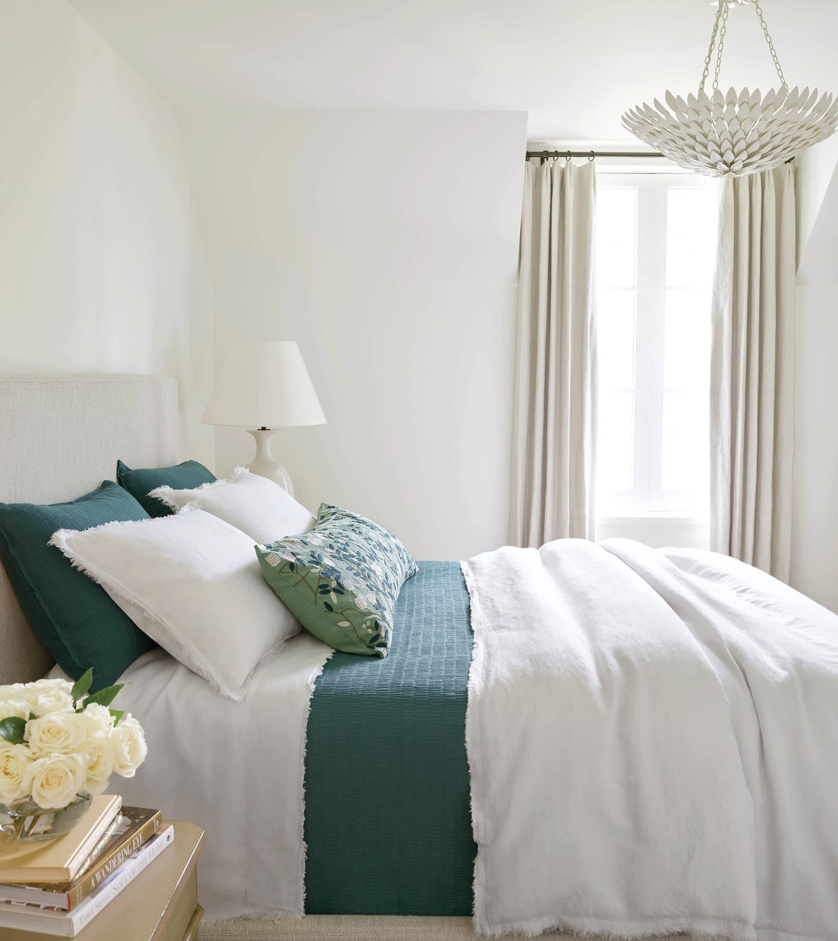 Roark Matelasse Sham | Spruce