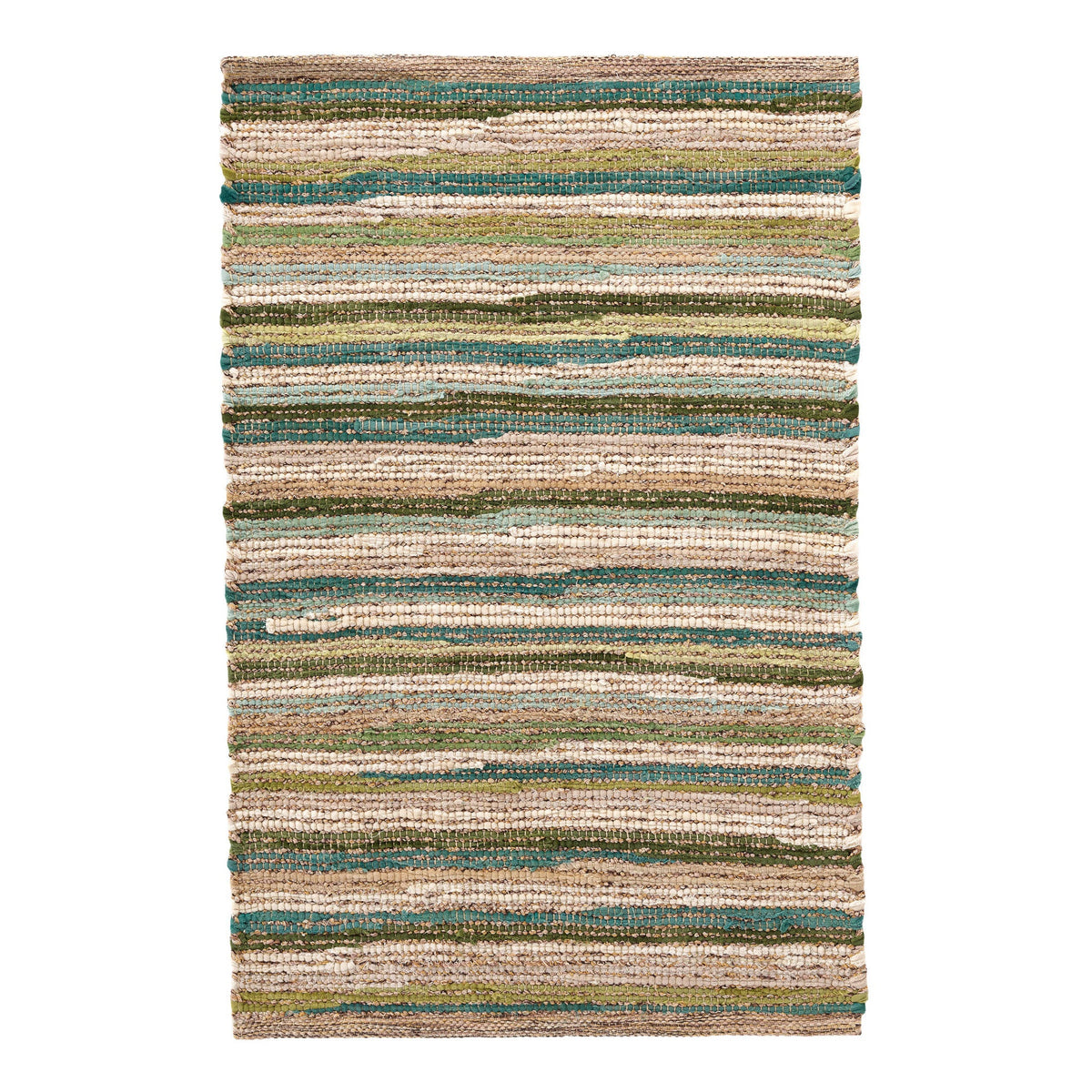 Francisco Handwoven Cotton Rug | Green