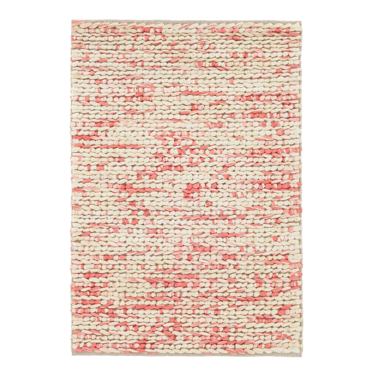 Avril Handwoven Jute Rug | Coral