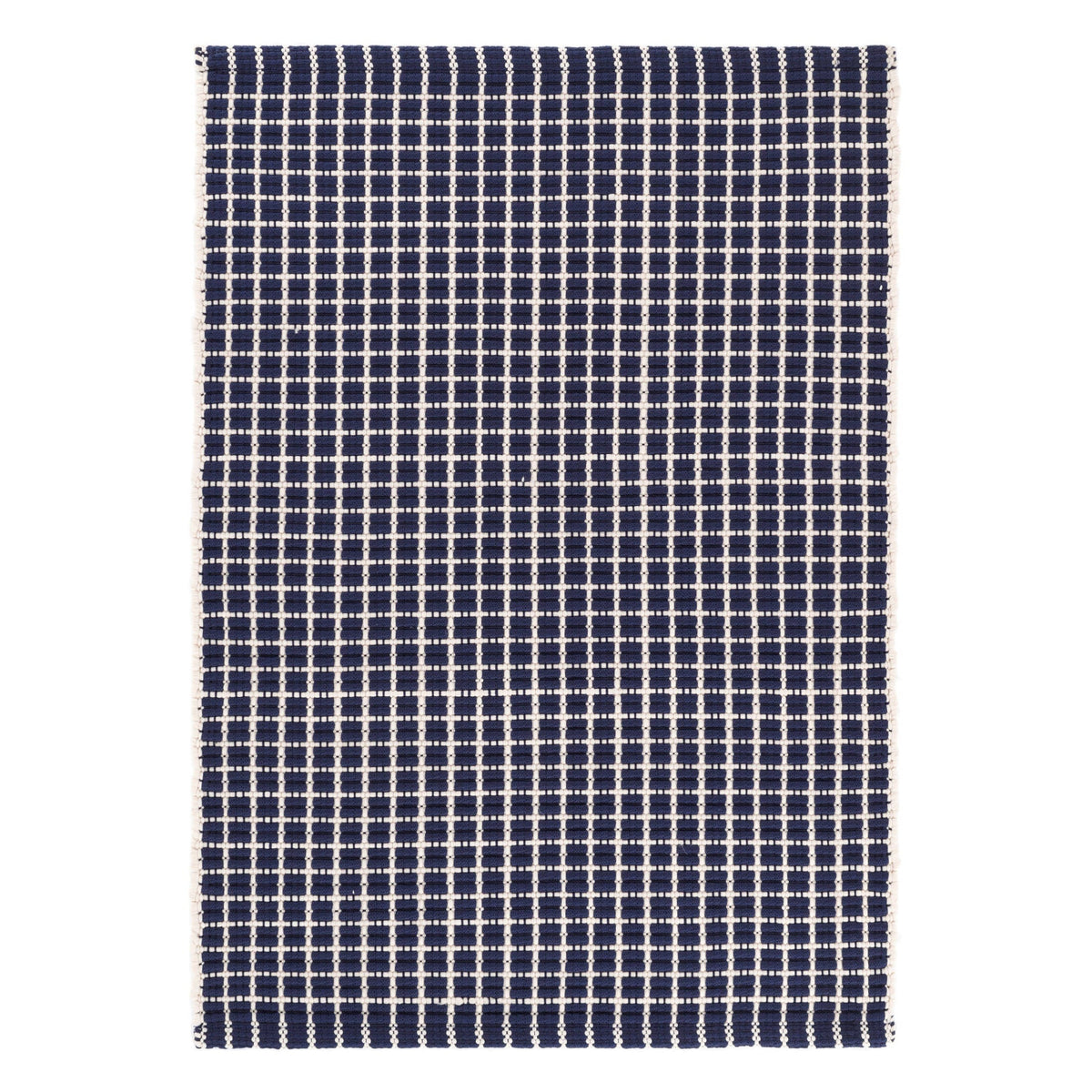 Gridiron Handwoven Indoor/Outdoor Rug | Navy