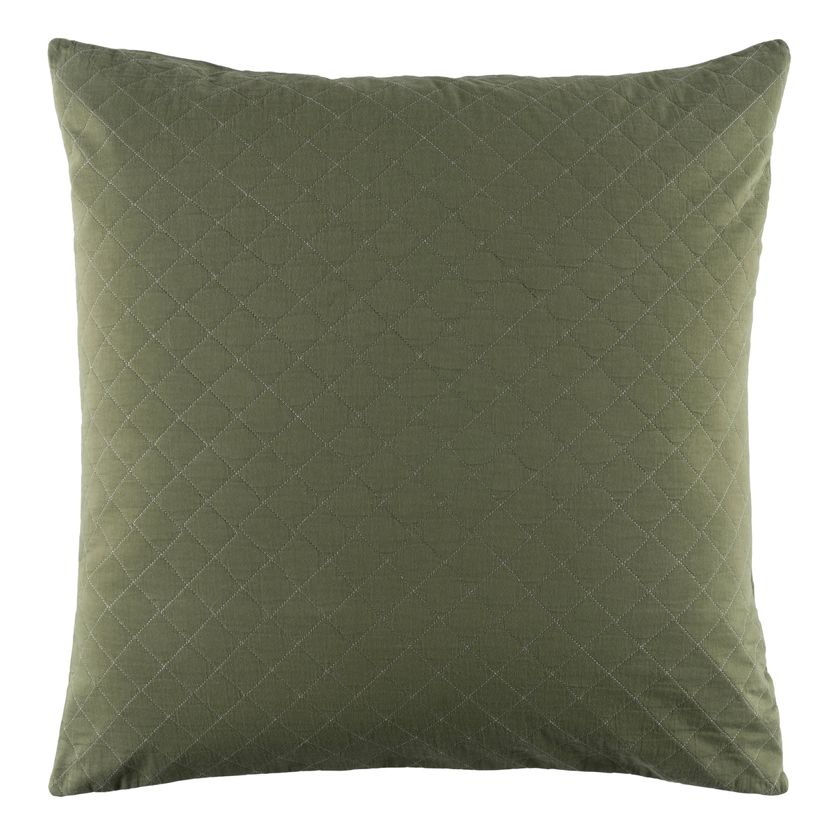 Amity Quilted Sham | Olive