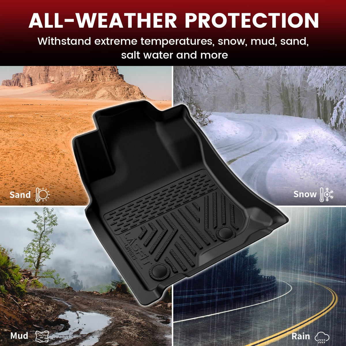 Fit for 2013-2024 Toyota 4Runner Floor Mats or Seatback & Cargo Mats