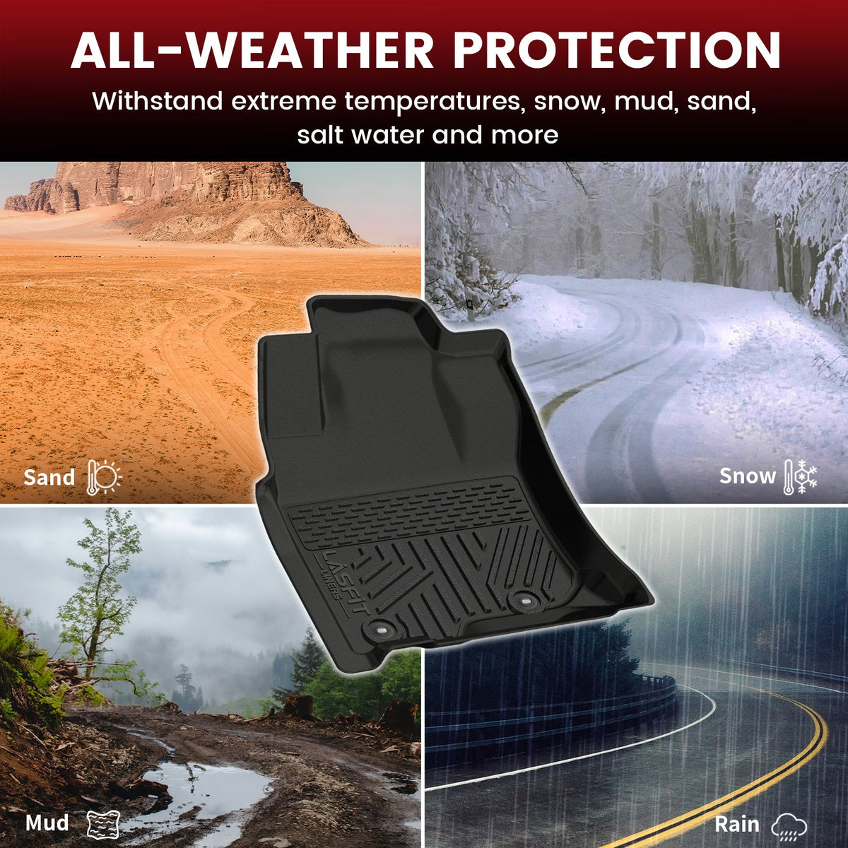 Fit for 2013-2024 Toyota 4Runner Floor Mats or Seatback & Cargo Mats