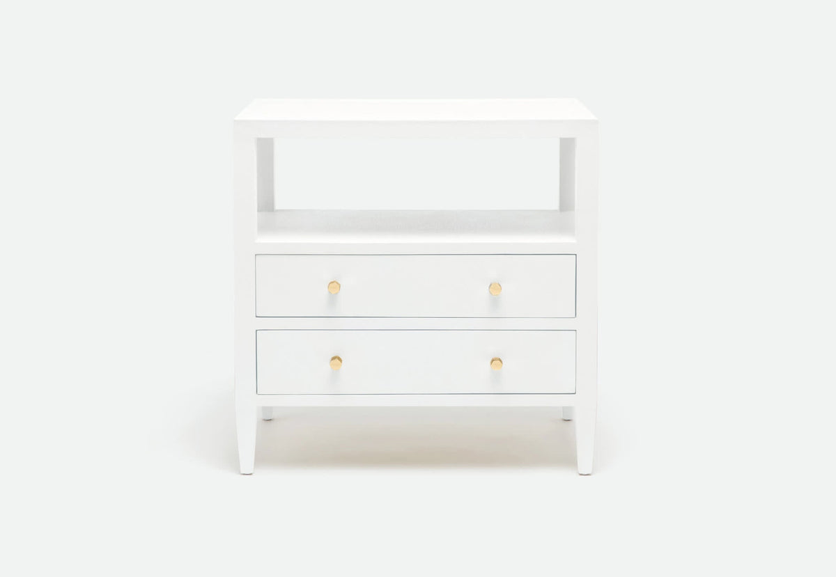 Jarin Double Nightstand | Designer White