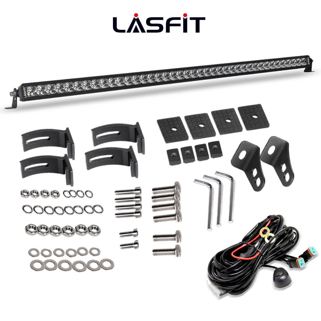 42 Inch Off-Road LED Light Bars Roof Windshield Combo Flood Spot Single Row - LASFIT