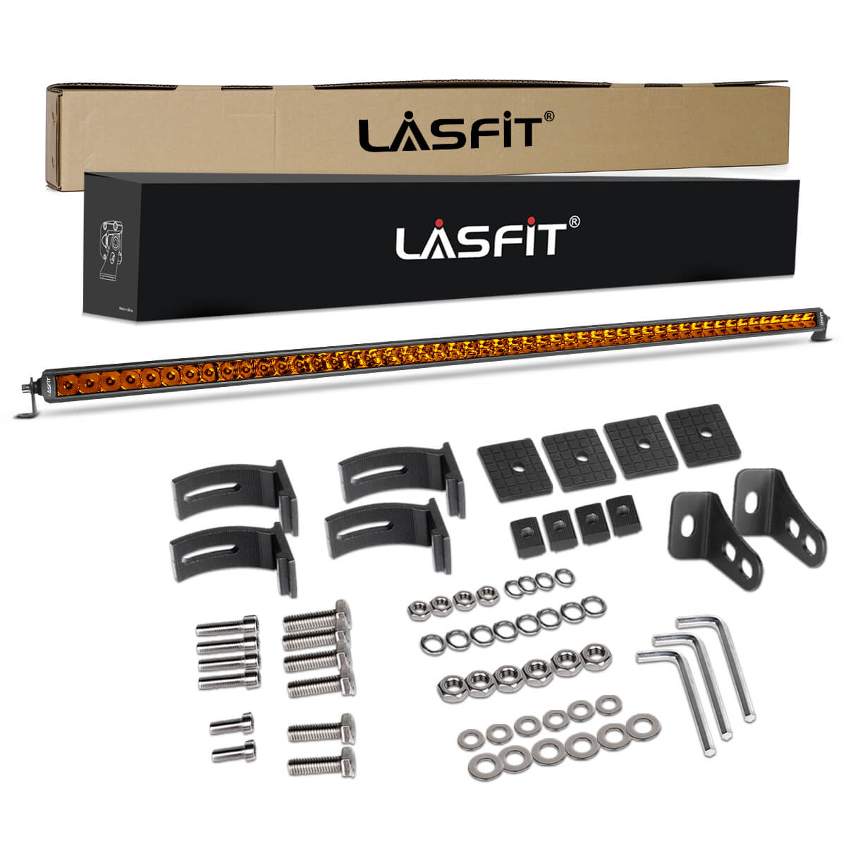52" Light Bar Hood Mount Kit For 2018-2026 Jeep Wrangler JL Gladiator JT | LASFIT
