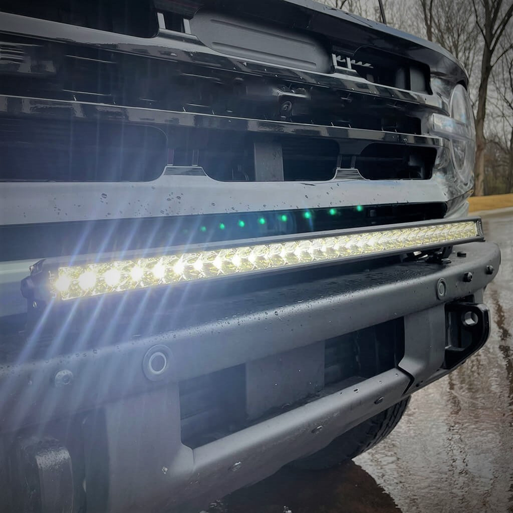 32 Inch Off-Road LED Light Bars Bumper Grille Combo Flood Spot Single Row - LASFIT