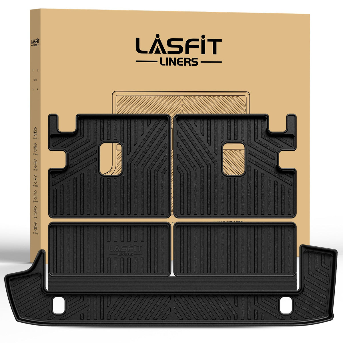 Fit for 2013-2024 Toyota 4Runner Floor Mats or Seatback & Cargo Mats