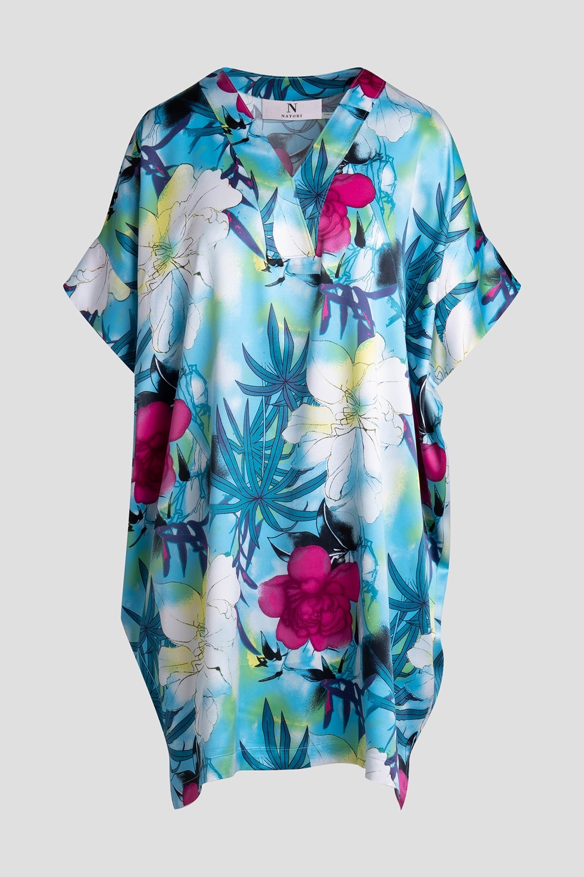 Viva Printed Satin Sleepshirt