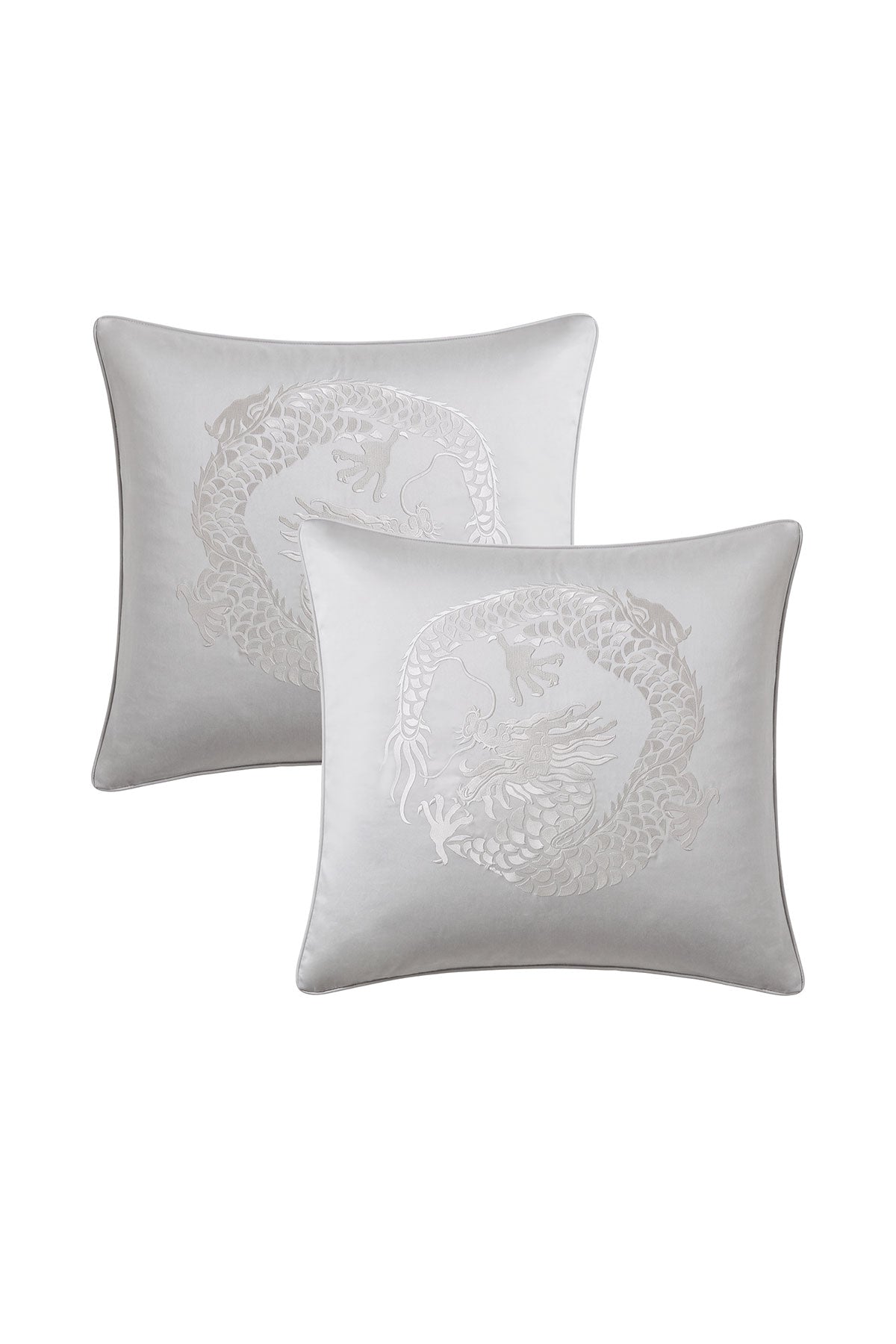 Wave Embroidered Euro Sham