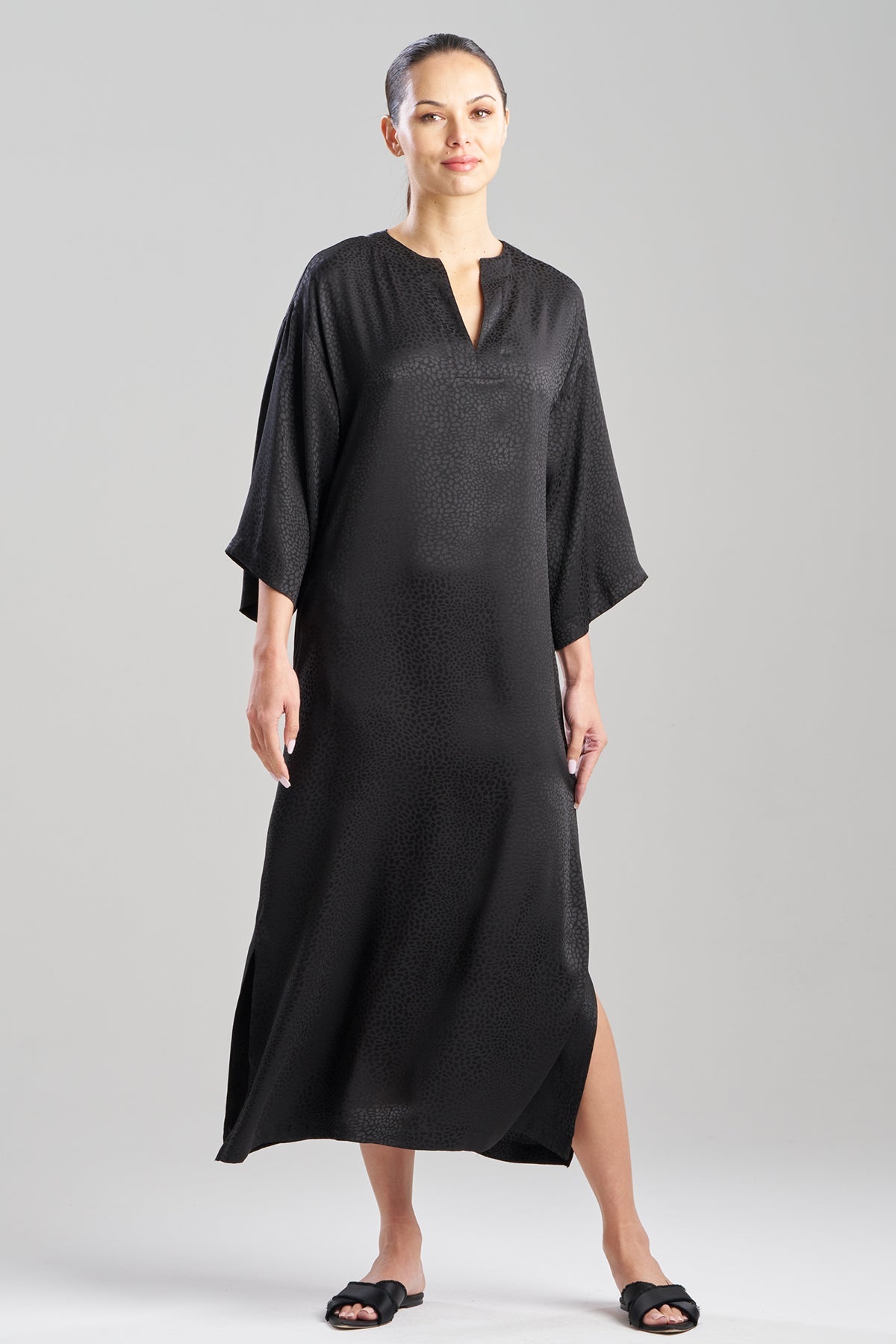 Wilderness Satin Jacquard Caftan