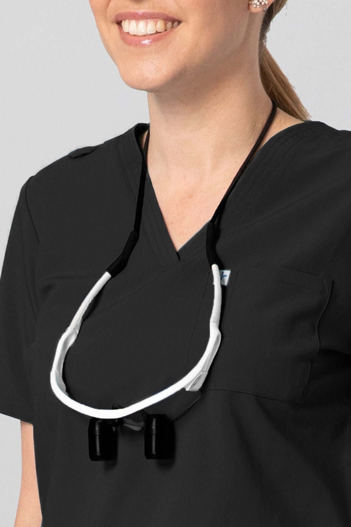 Women's 2-Pocket V-Neck Scrub Top