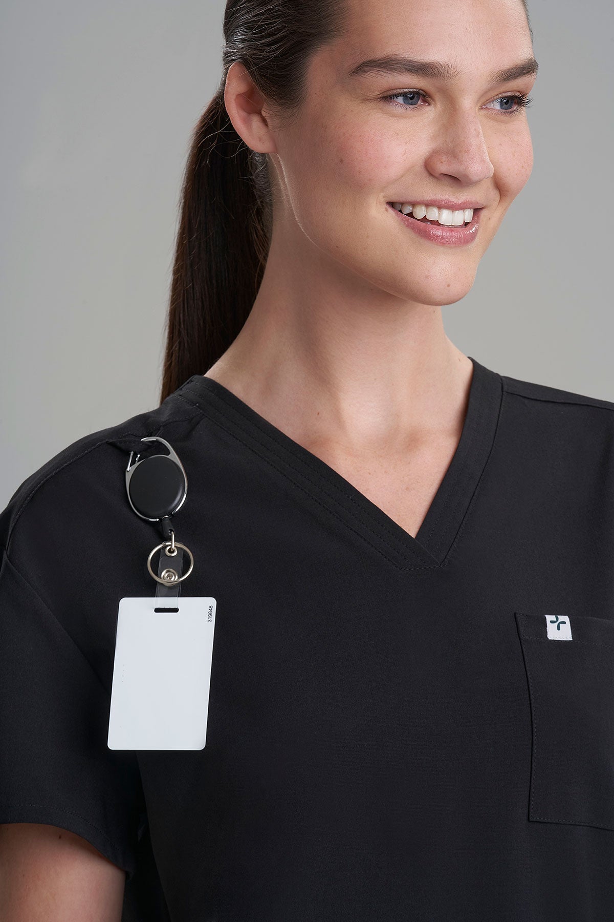 Women's 6-Pocket V-Neck Scrub Top