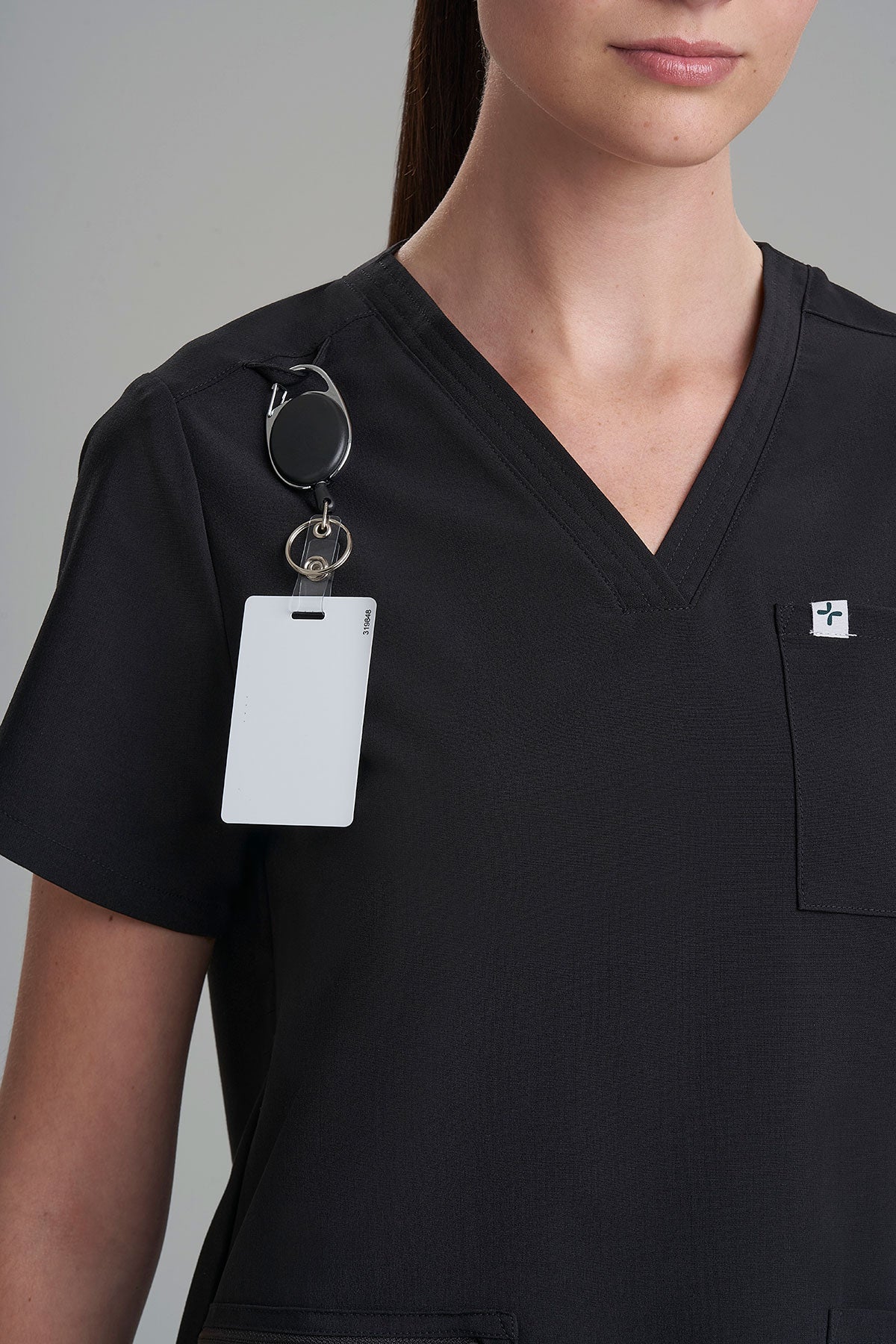 Women's 6-Pocket V-Neck Scrub Top
