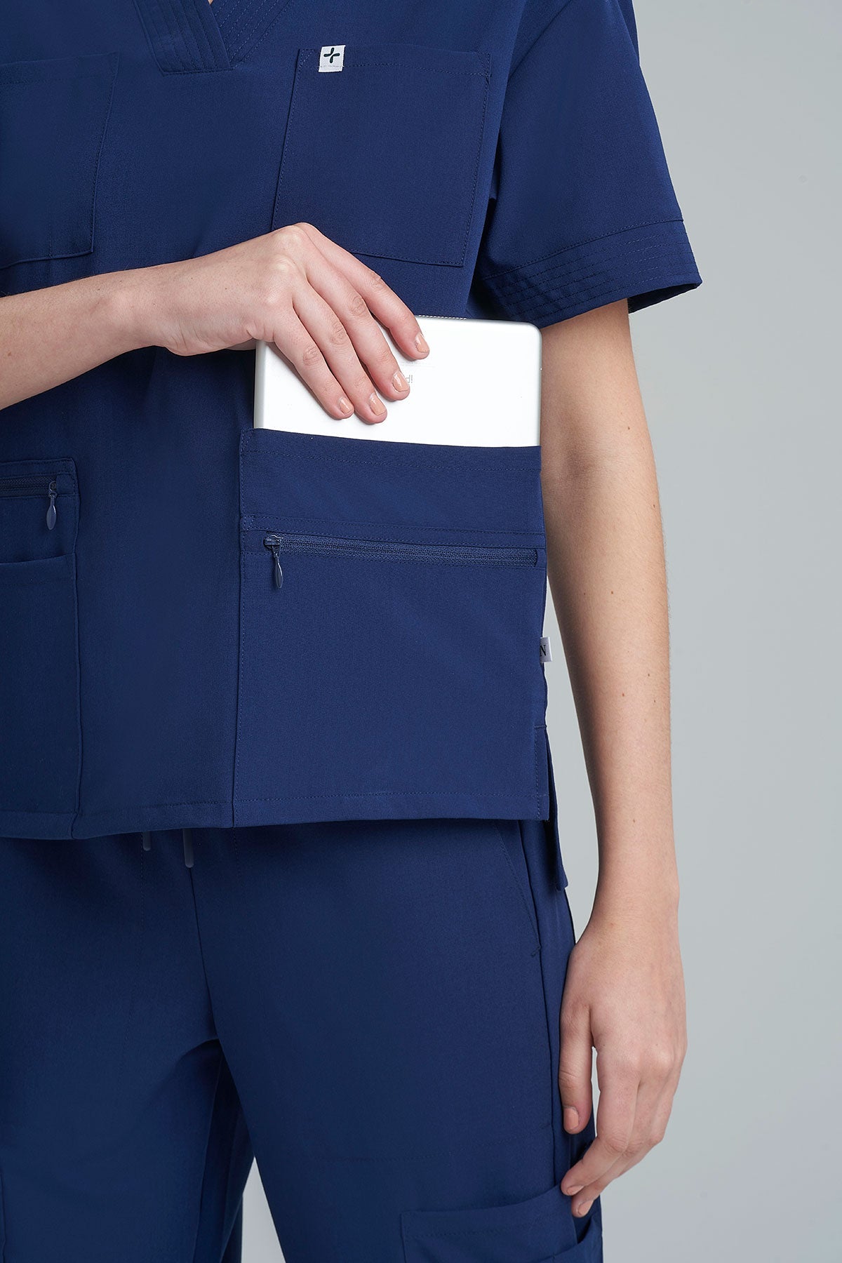 Women's 8-Pocket V-Neck Scrub Top