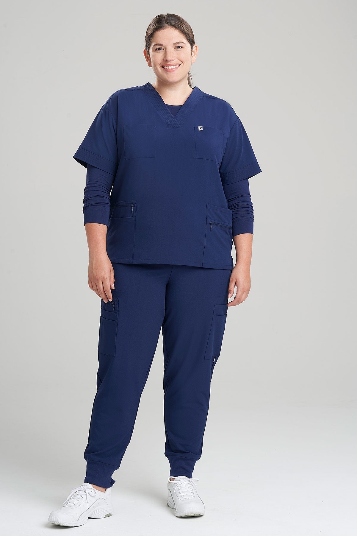 Women's 8-Pocket V-Neck Scrub Top