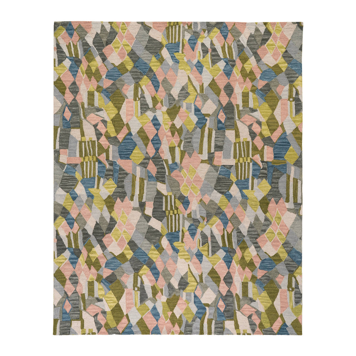 Deer Leap Hand Hooked Wool Rug | Coral