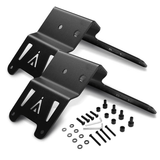 Fit For 2018-2026 Jeep Wranger JL Gladiator JT Low Profile Ditch Light Brackets (Don't Fit Mojave or 4xe) | LASFIT