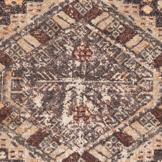 Mire Vintage Handmade Cotton Rug Swatch | Eggplant