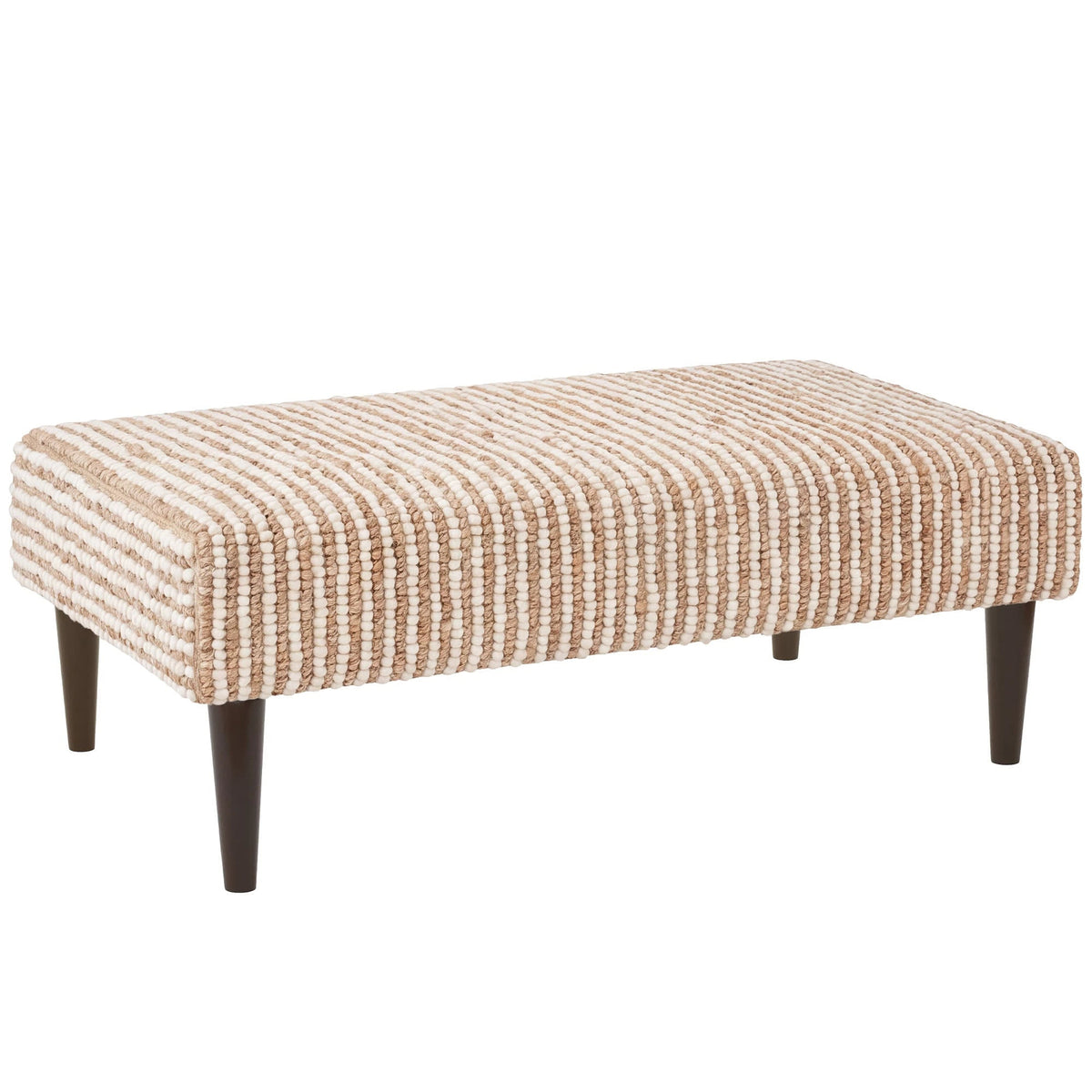 Twiggy Rug Ottoman | Natural