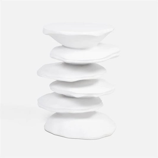Zuri Side Table | White