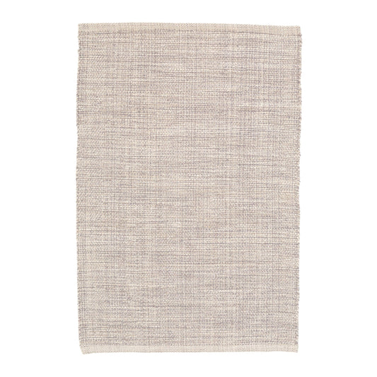 Marled Handwoven Cotton Rug | Grey