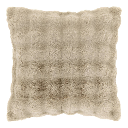 Fab Faux Decorative Pillow Cover | Sand