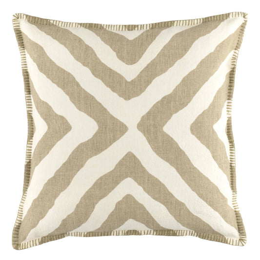 Impy Linen Decorative Pillow Cover | Natural