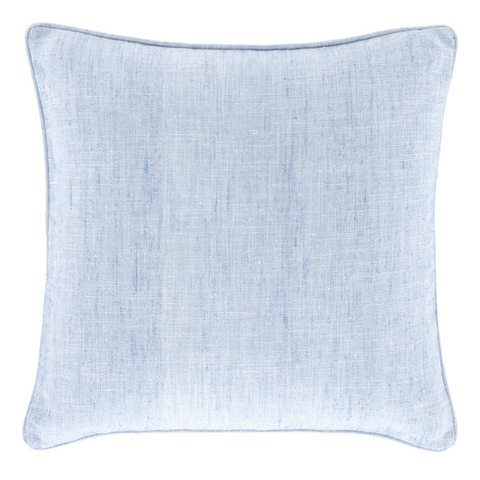 Greylock Indoor/Outdoor Decorative Pillow Cover | Soft French Blue