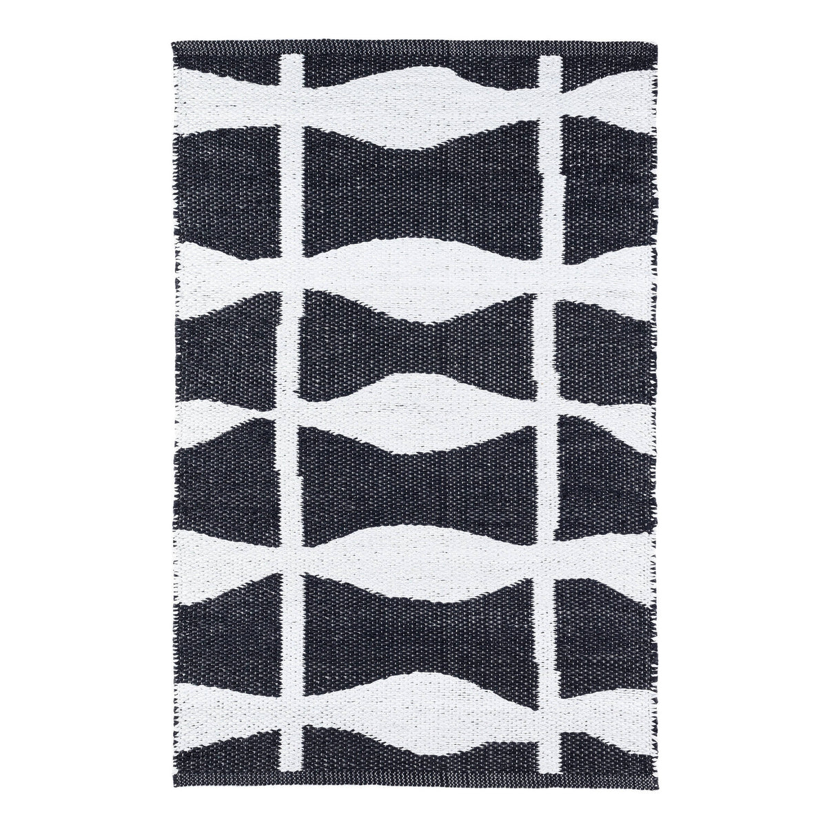 Circuit Handwoven Indoor/Outdoor Rug | Black