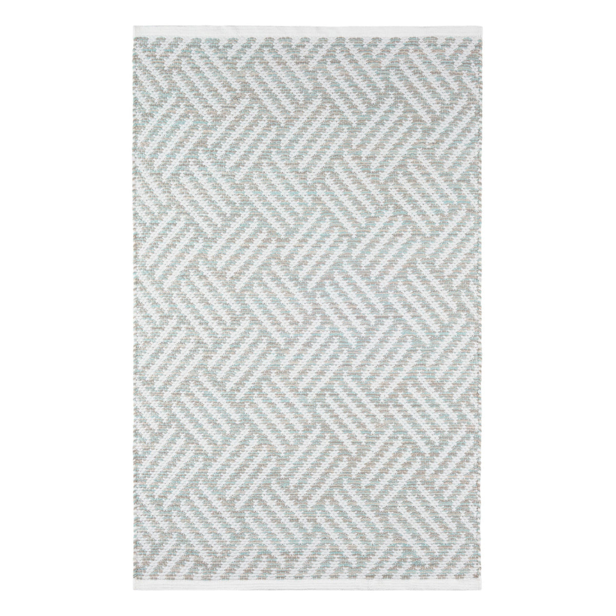 Crisscross Handwoven Indoor/Outdoor Rug | Ocean