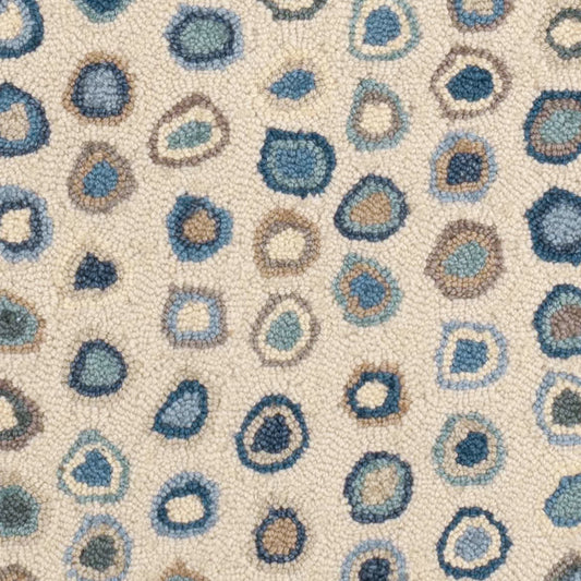 Cats Paw Hand Micro Hooked Wool Rug Swatch | Mineral