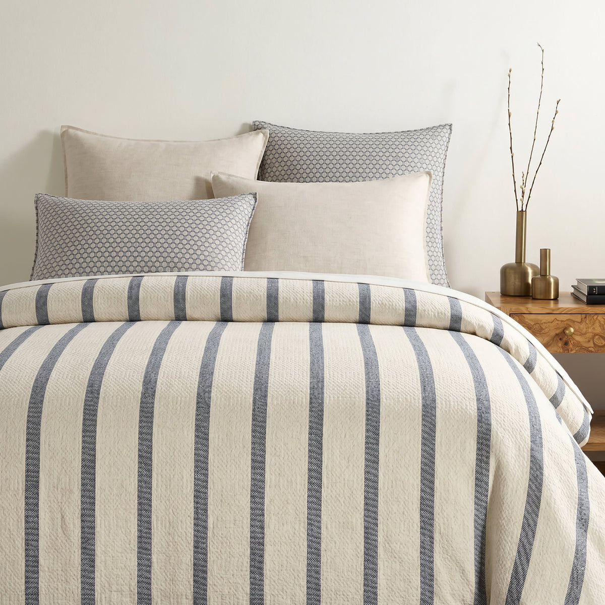 Lowen Stripe Blanket | Dusk