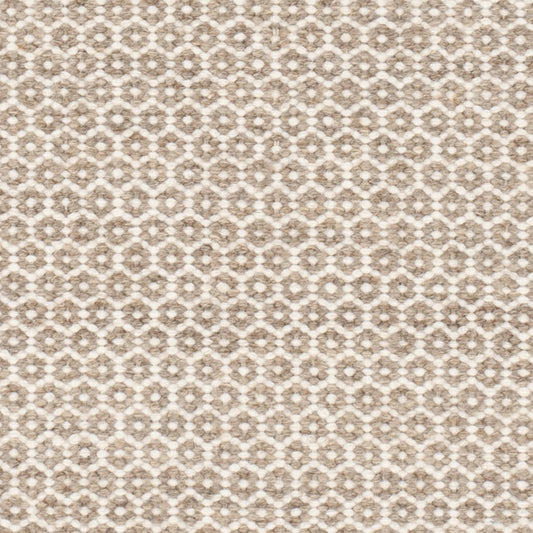 Honeycomb Handwoven Wool Rug Swatch | Natural