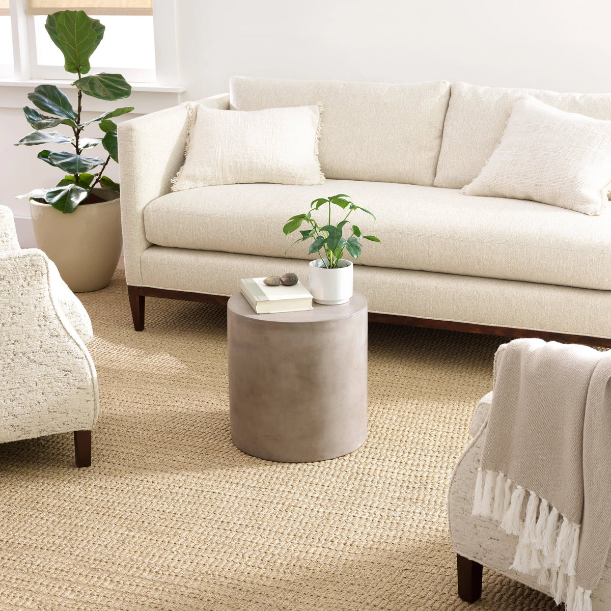 Wicker Woven Sisal Rug | Natural